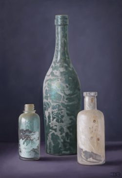 Three bottles
